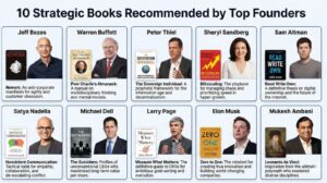 Beyond the Bestsellers: 10 Hidden Strategic Books Recommended by Billionaires & Top Founders