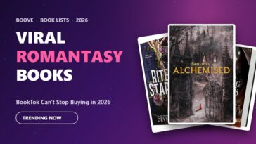 Viral romantasy books 2026 featured image with trending book covers