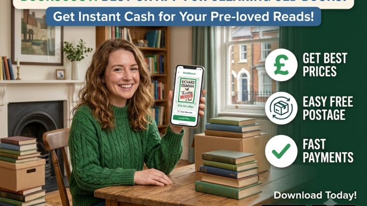 best book selling app UK sell old books online Boove
